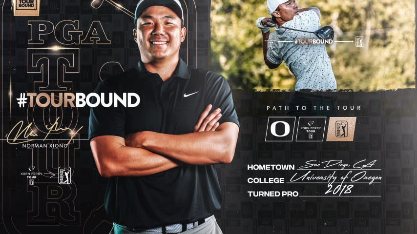 Soft-spoken, big-hitting Norman Xiong headed to the PGA TOUR